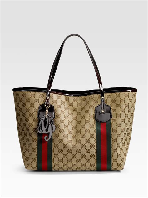 gucci bag big w|Gucci extra large tote bag.